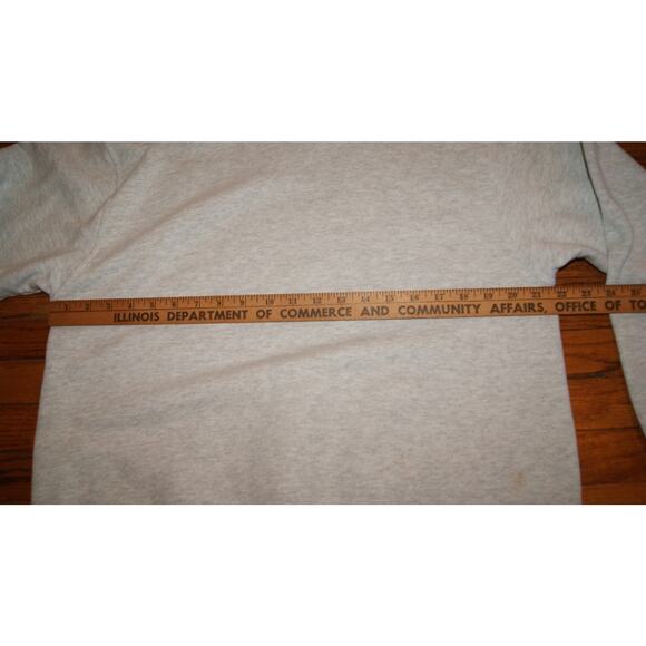 Vintage 90s Genuine Chevrolet Gray Large Hoodie Sweatshirt Chevy FOTL Embroider - Picture 6 of 10